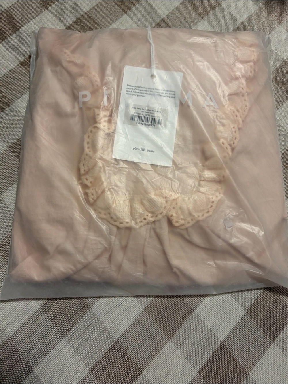 NEW Piyama sleep set XS (2-4) Elsie cotton shorts and tank in Blush Nude - Picture 8 of 9